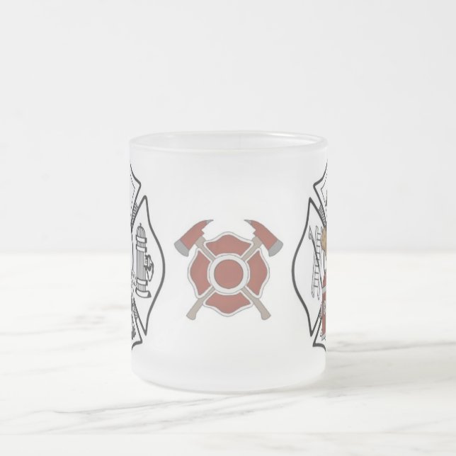 Feuerwehrmann-Feuer-Abteilungs-Bär Mattglastasse (Mittel)