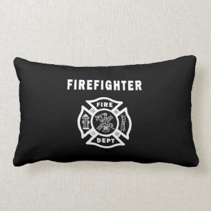 Feuerwehrmann-Feuer-Abteilungs-Logo Lendenkissen