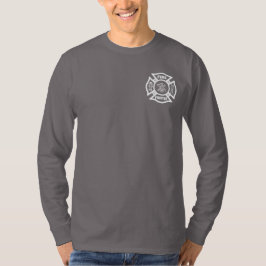 Feuerwehrmann-Feuer-Abteilungs-Logo-Shirt T-Shirt