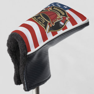 Feuerwehrmann Feuerrettungsabteilung USA-Flagge Ma Golf Headcover
