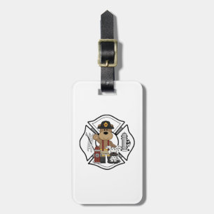 Feuerwehrmann-Feuerwehr Gepäckanhänger