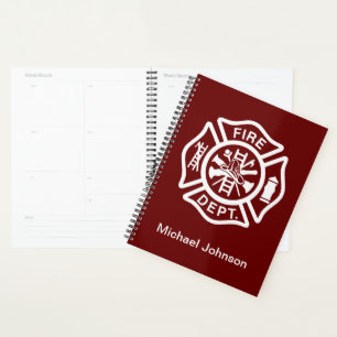 Feuerwehrmann Feuerwehr Individuelle Name Planer