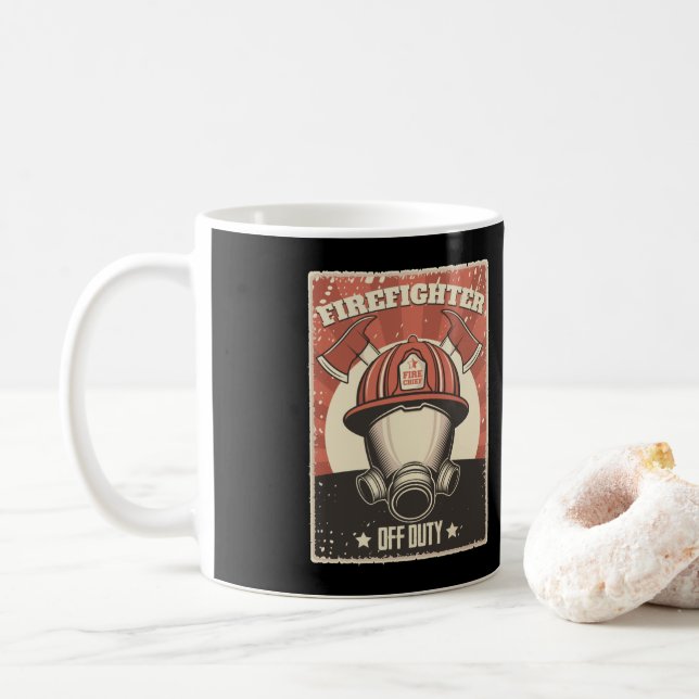 Feuerwehrmann Feuerwehrmann Kaffeetasse (Mit Donut)