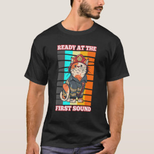 Feuerwehrmann Feuerwehrschlauch Axt Feuerwehr Feue T-Shirt