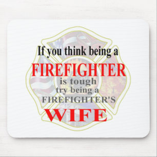 FEUERWEHRMANN-FRAU MOUSEPAD