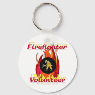 Feuerwehrmann-Freiwilliger Schlüsselanhänger
