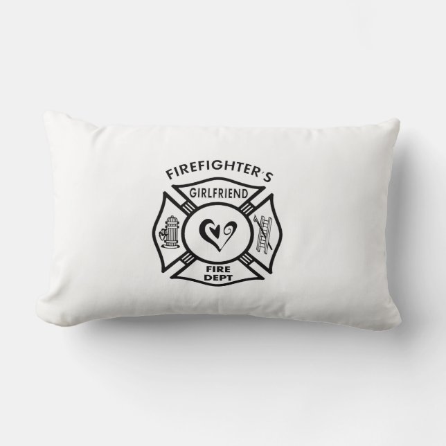 Feuerwehrmann-Freundinnen Lendenkissen (Vorderseite)