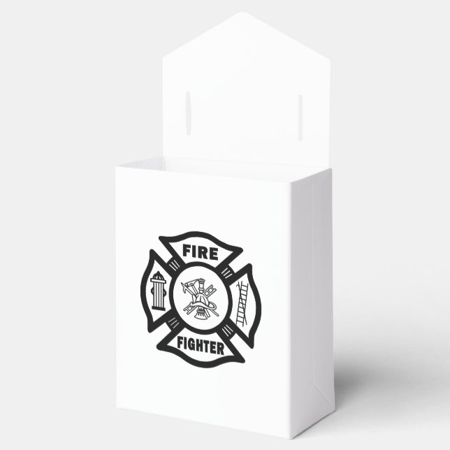 Feuerwehrmann Geschenkschachtel (Geöffnet)
