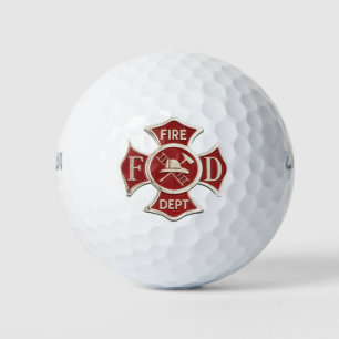 Feuerwehrmann Golfball