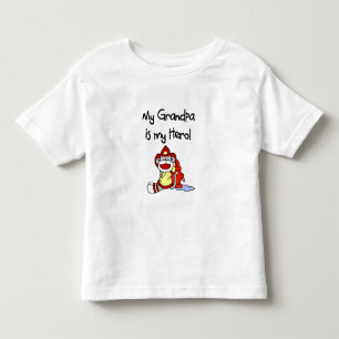 Feuerwehrmann-Großvater-Held Kleinkind T-shirt