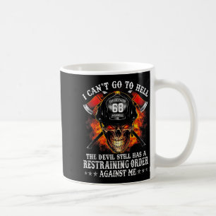 Feuerwehrmann ich kann den Teufel nicht noch heile Kaffeetasse