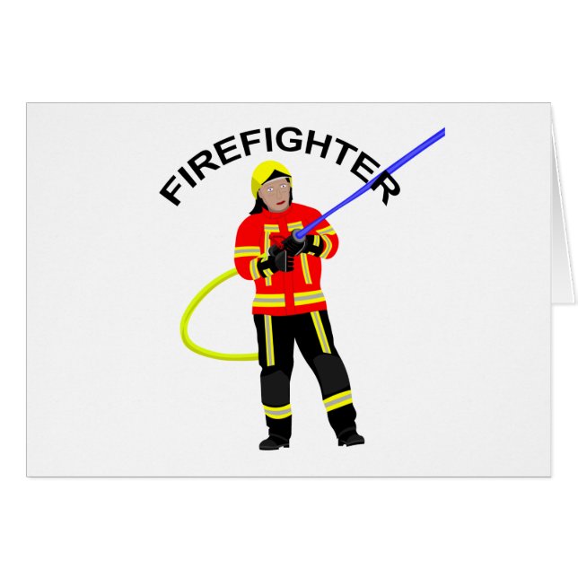 Feuerwehrmann in Einsatzkleidung (Vorderseite (Horizontal))
