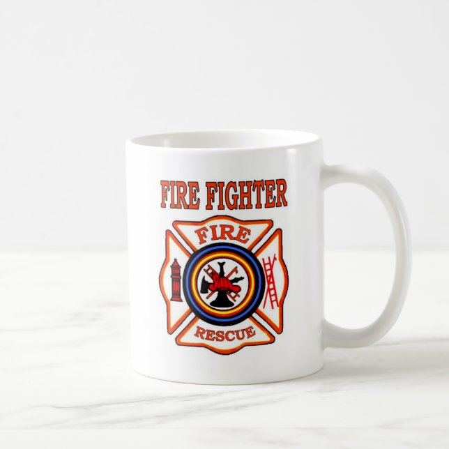 FEUERWEHRMANN KAFFEETASSE (Rechts)