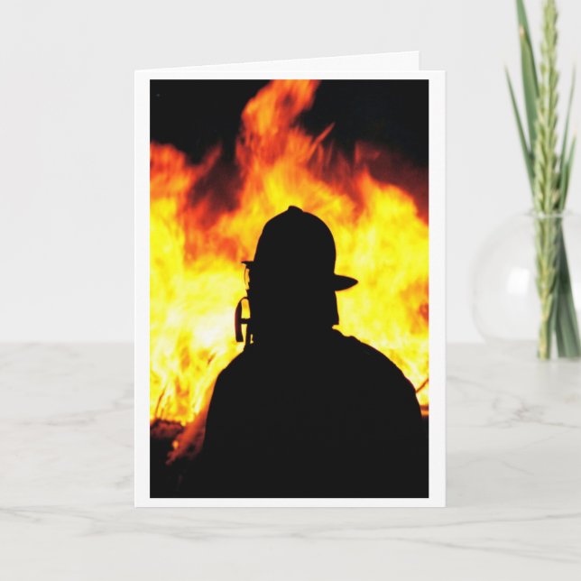 Feuerwehrmann Karte (Vorderseite)