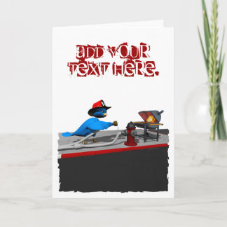 Feuerwehrmann-Karte Dankeskarte