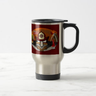Feuerwehrmann Kilroy Reise-Tasse Reisebecher
