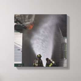 Feuerwehrmann Leinwanddruck