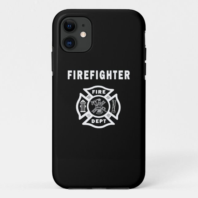 Feuerwehrmann-Logo Case-Mate iPhone Hülle (Rückseite)
