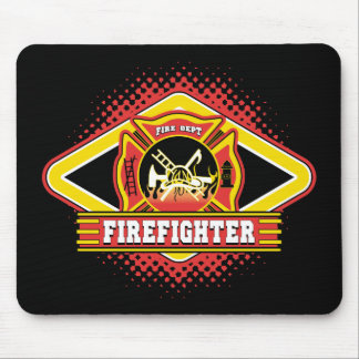 Feuerwehrmann-Logo Mousepad