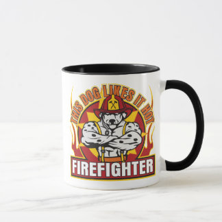 Feuerwehrmann mag es heiß tasse