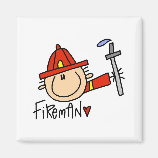 Feuerwehrmann Magnet (Vorne)