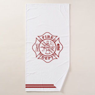 Feuerwehrmann Maltas Cross-Bath-Handtuch Badehandtuch