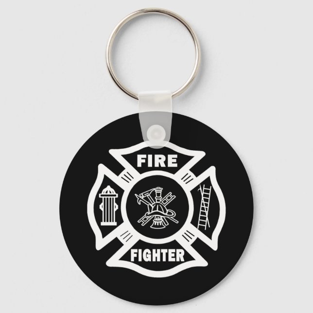 Feuerwehrmann Malteser Schlüsselanhänger (Vorderseite)