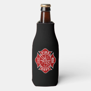Feuerwehrmann-Malteserkreuz-Flasche cooler Flaschenkühler
