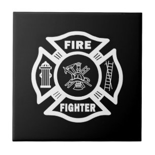 Feuerwehrmann maltesisch fliese