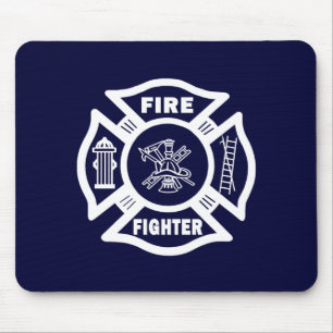 Feuerwehrmann maltesisch mousepad