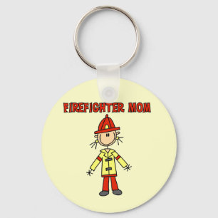 Feuerwehrmann-Mama-T-Shirts und Geschenke Schlüsselanhänger