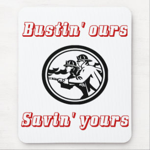 Feuerwehrmann-Mausunterlage Mousepad