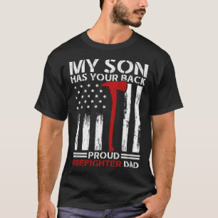 Feuerwehrmann Mein Sohn hat deinen stolzen Feuerwe T-Shirt