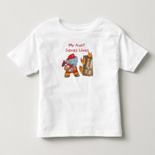 Feuerwehrmann meine Tante Saves Lives Tshirts und