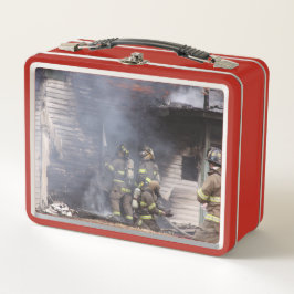 Feuerwehrmann Metall Brotdose