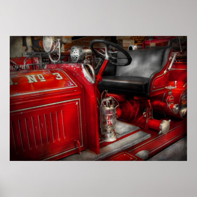 Feuerwehrmann - Motor Nr. 3 Poster (Vorne)
