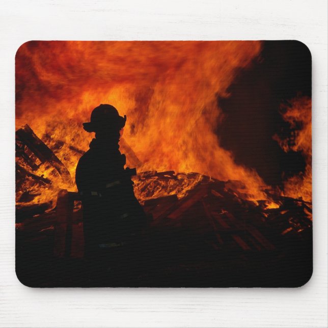 Feuerwehrmann Mousepad (Vorne)