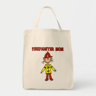 Feuerwehrmann-Mutter T-Shirts und Geschenke Tragetasche
