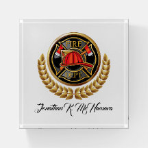 Feuerwehrmann Paperweight