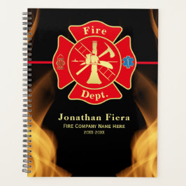 Feuerwehrmann Prix Maltese Cross mit Flammen Planer