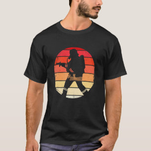 Feuerwehrmann Retro Thin Red Line Amerikanischer F T-Shirt
