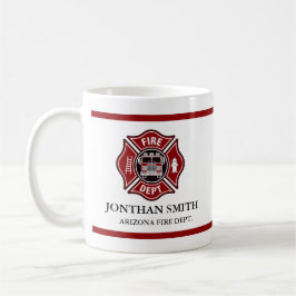 Feuerwehrmann Rotes Malteserkreuz Feuerwehr Tasse