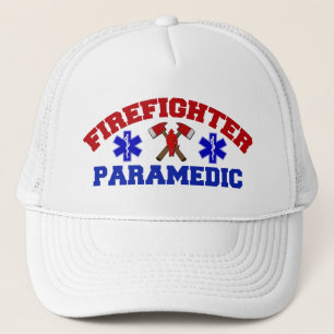 Feuerwehrmann-Sanitäter-Kappe Truckerkappe