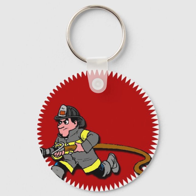 Feuerwehrmann Schlüsselanhänger (Vorderseite)