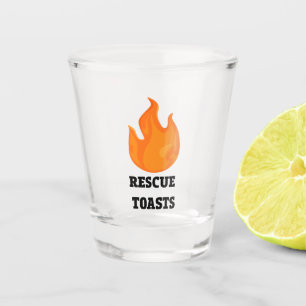 Feuerwehrmann Schnapsglas