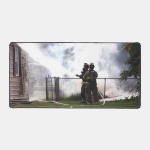 Feuerwehrmann Schreibtischunterlage
