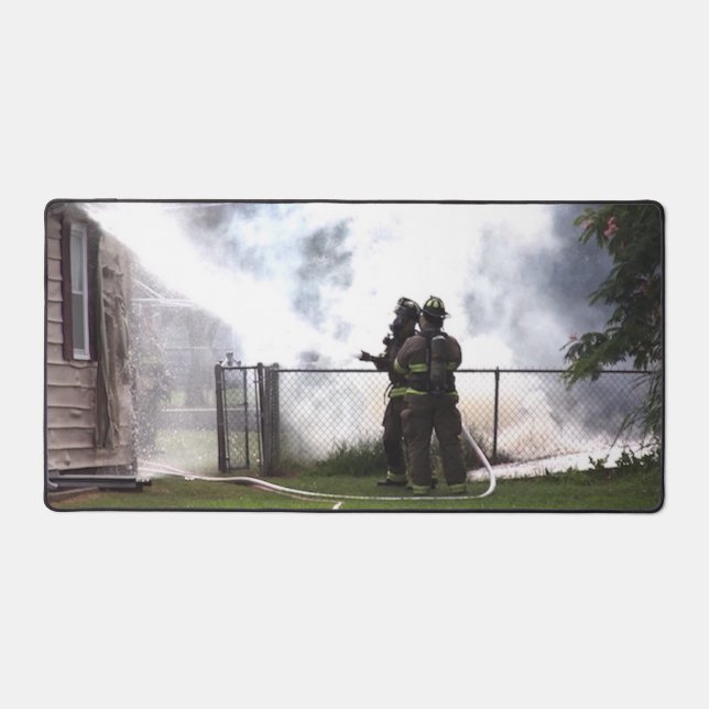 Feuerwehrmann Schreibtischunterlage (Vorderseite)