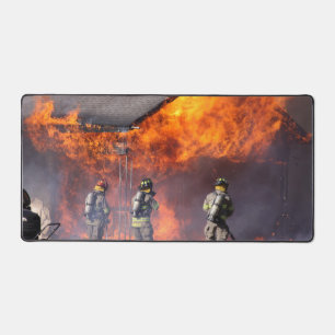Feuerwehrmann Schreibtischunterlage