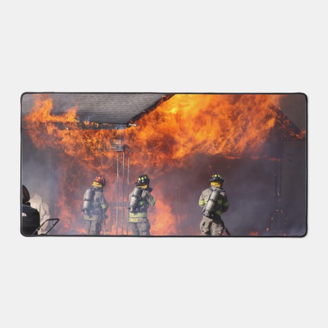 Feuerwehrmann Schreibtischunterlage (Vorderseite)