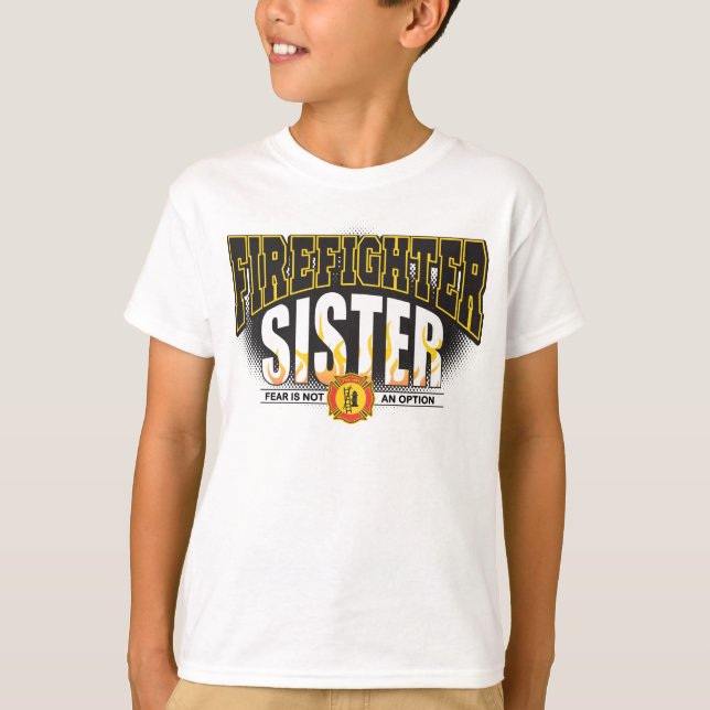 Feuerwehrmann-Schwester T-Shirt (Vorderseite)